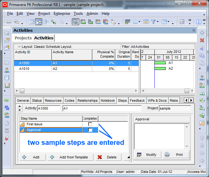 Primavera P6 Physical Percent Complete Tutorial