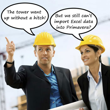 Solve Primavera P6 Import from Excel