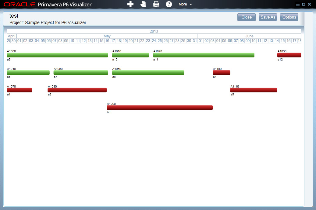 Primavera P6 Visualizer