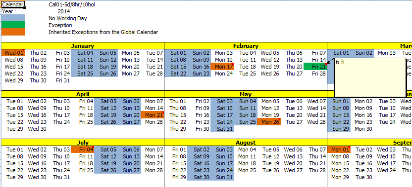 calendar-in-excel