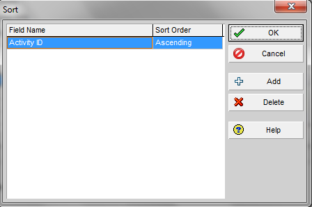 Developing Schedules Sorting