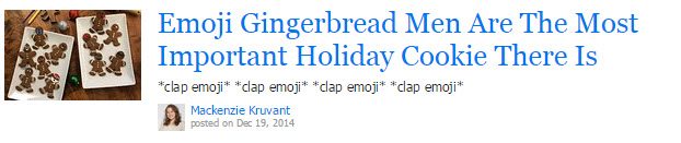 emoji gingerbread buzzfeed
