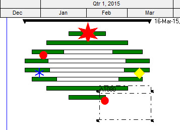 gantt chart xmas wreath prrimavera p6