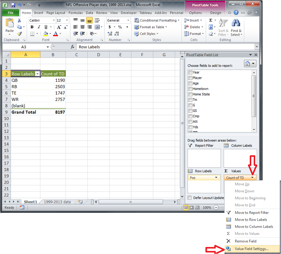 Pivot Chart in Excel