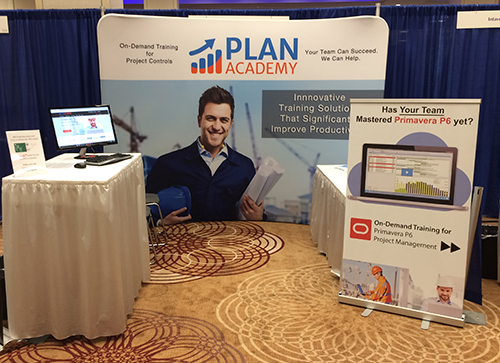 plan academy's tradeshow booth aace