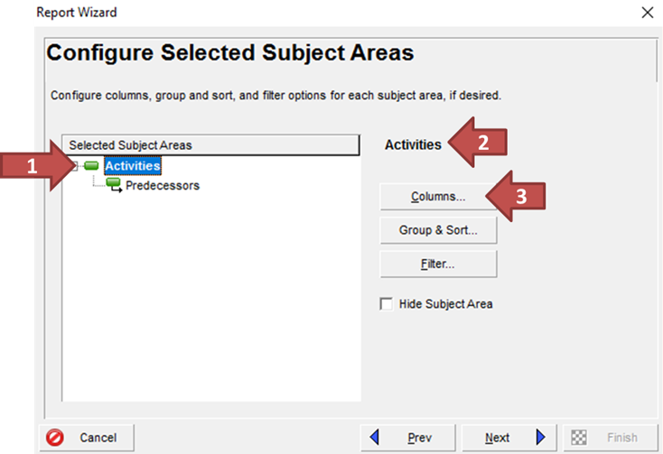 How To Create a Predecessors Report in Primavera P6