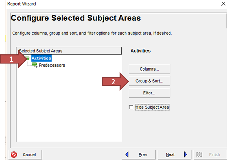 How To Create a Predecessors Report in Primavera P6