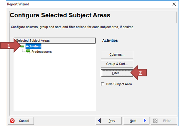 How To Create a Predecessors Report in Primavera P6