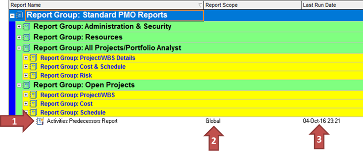 How To Create a Predecessors Report in Primavera P6