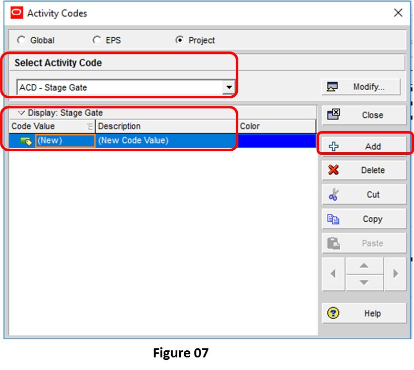 Grouping By P6 Activity Codes