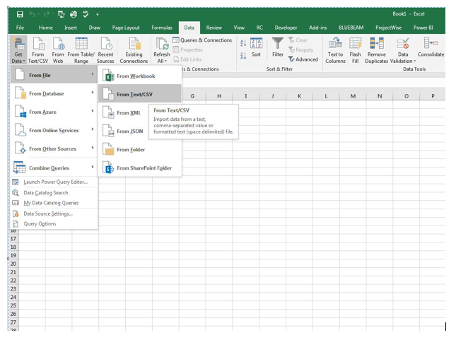 Importing a CSV File into Excel Using Power Query