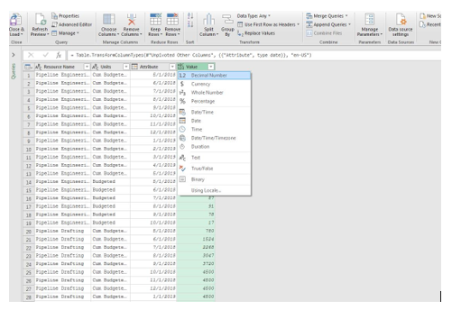 Importing a CSV File into Excel Using Power Query Step 15