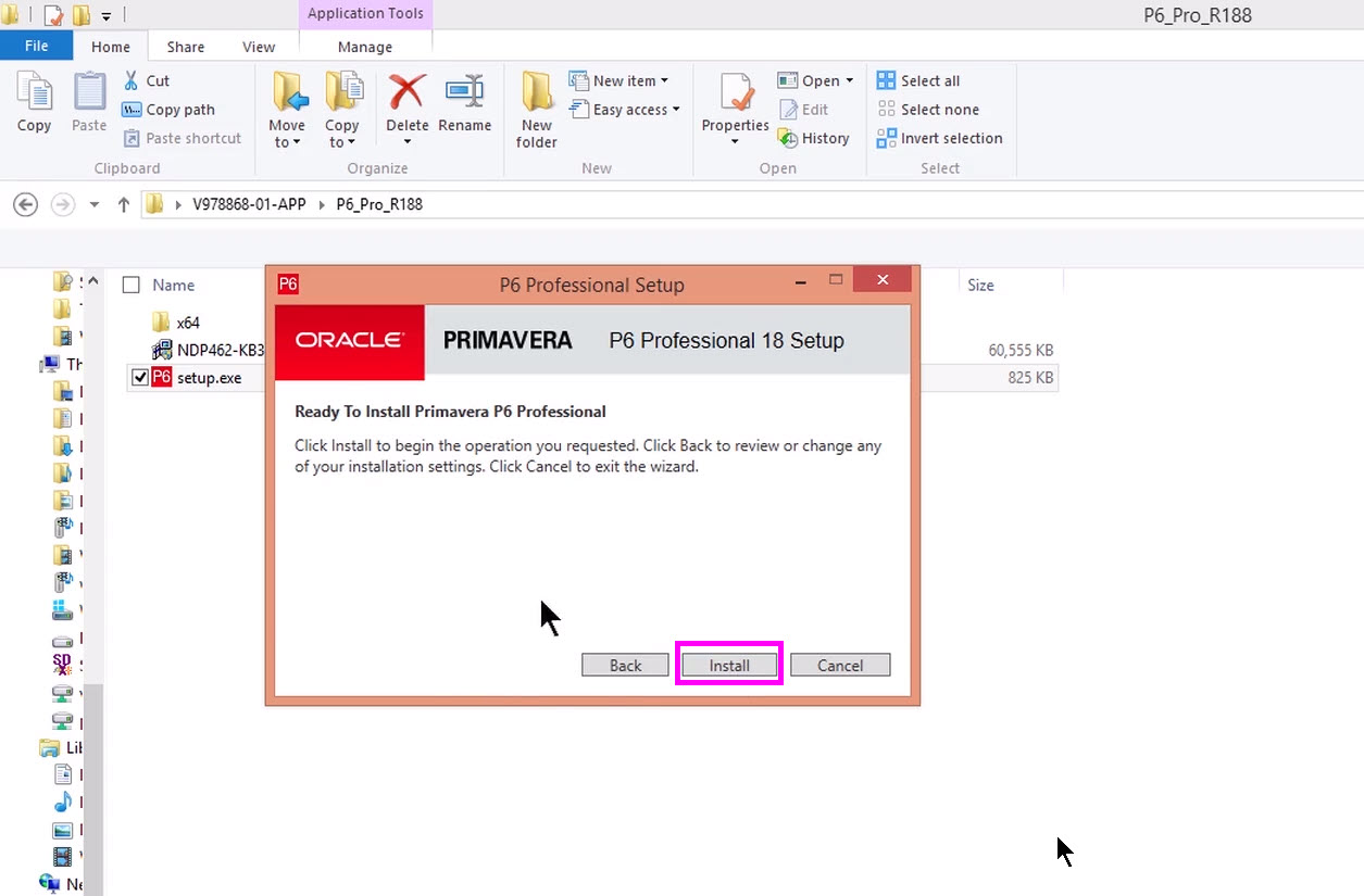 primavera p6 télécharger installer typique
