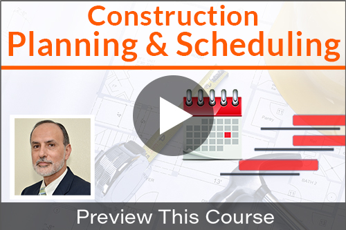 construction planning scheduling course preview
