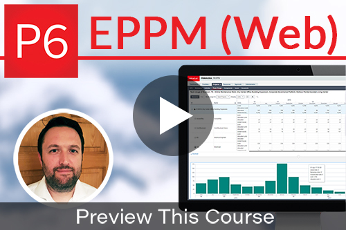 primavera p6 eppm course preview