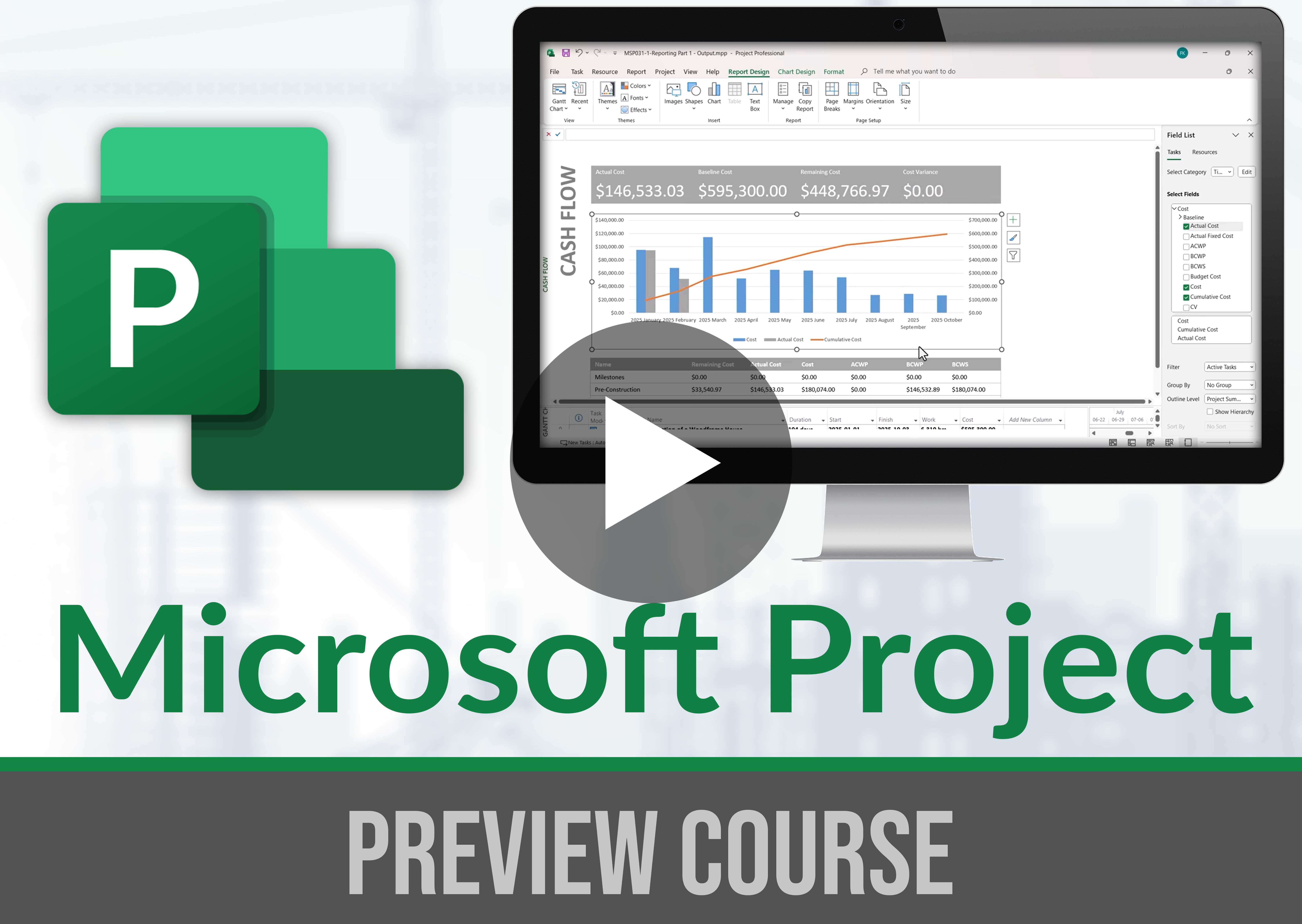 microsoft project course preview