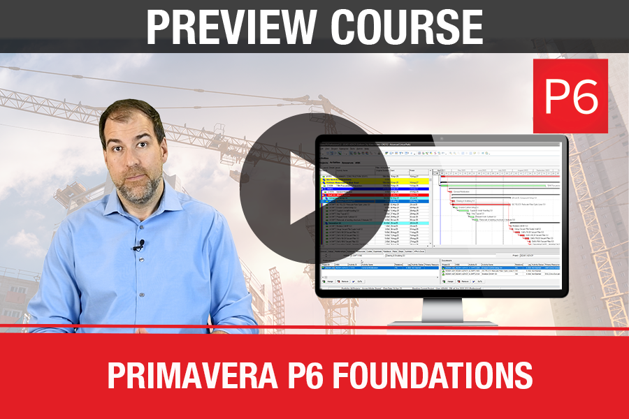 primavera p6 foundations online course preview