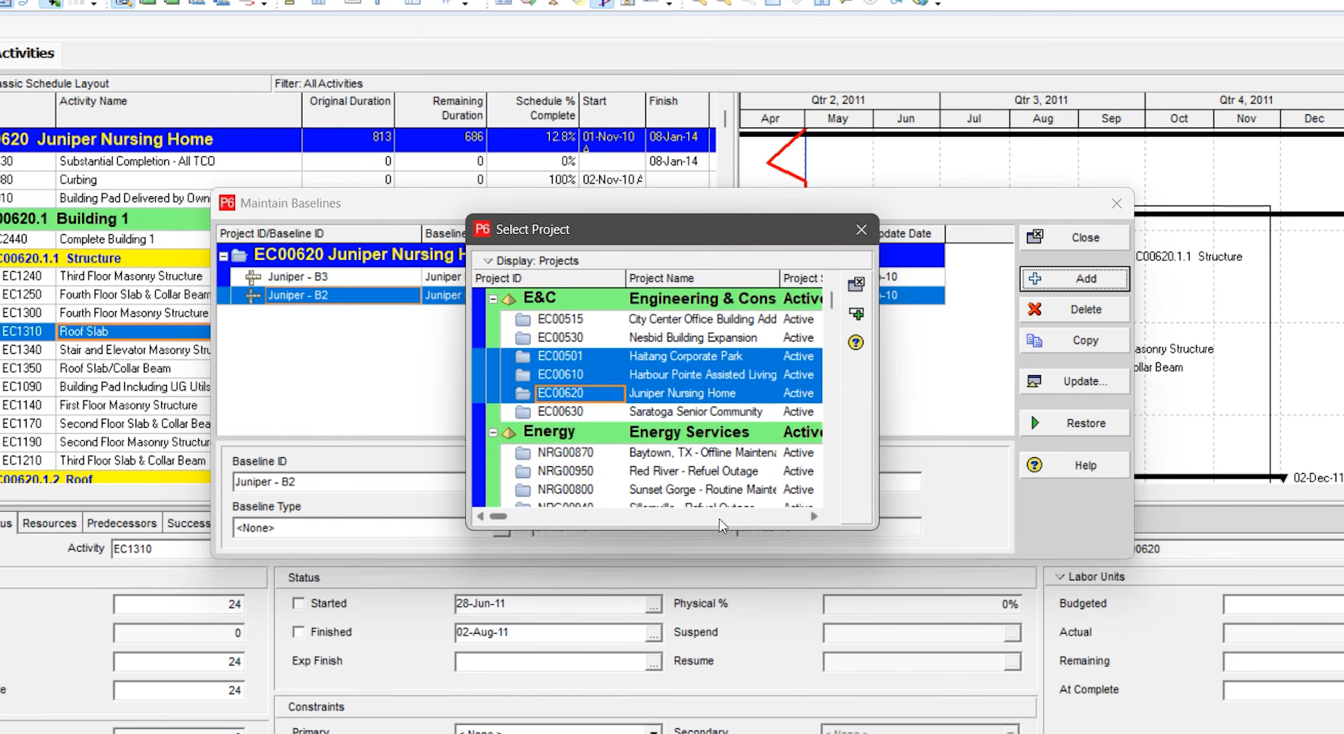 convert multiple projects